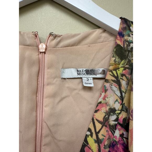 Badgley Mischka Multicolor Floral Maxi Dress - Picture 6 of 15